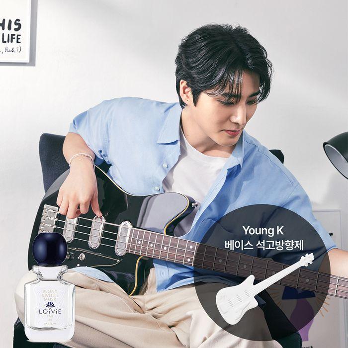 오 드 퍼퓸 피오니 앤 화이트 머스크 50ml(+Young K 베이스 석고 방향제)