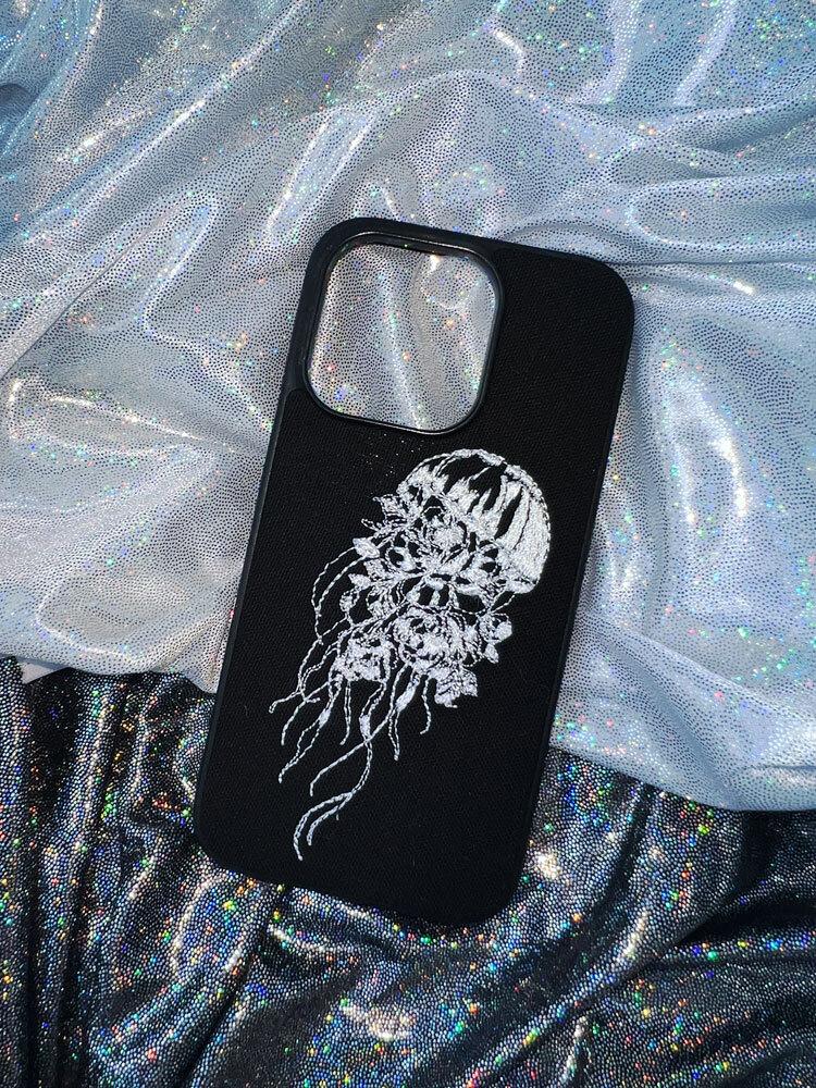 [패브릭 자수 케이스]Jellyfish