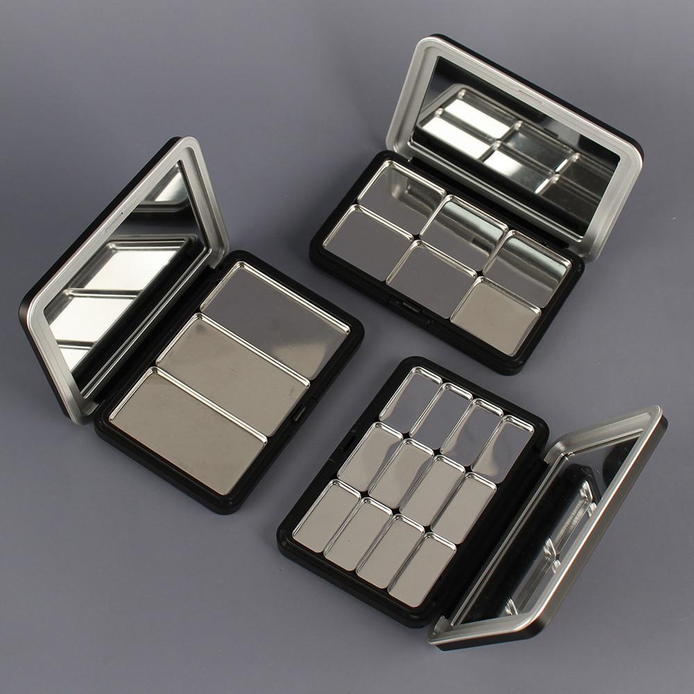 마그네틱 실버판 팔레트 케이스 용기 립밤 블러셔 아이섀도우 화장품 정리함