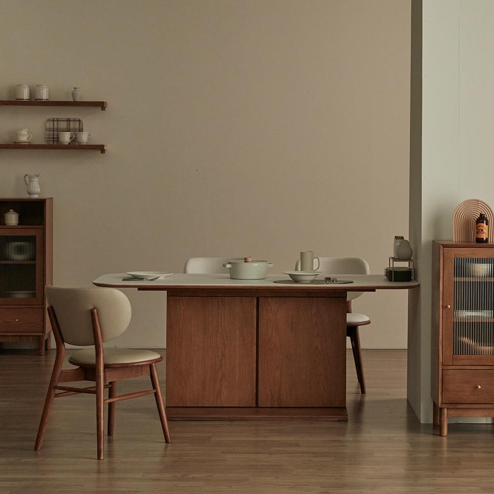 (NEW)라움에스알 4인용 아일랜드 세라믹식탁 세트 1400/1600 : 라움에스알