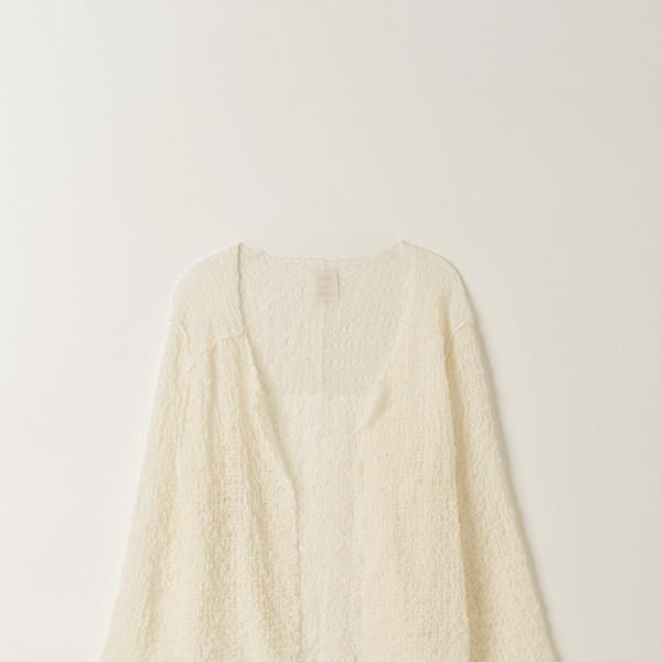 Nótt Shawl Cardigan (White)