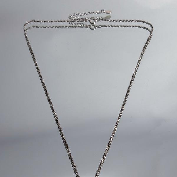 CLEAR JAMSTONE NECKLACE(925 Silver)