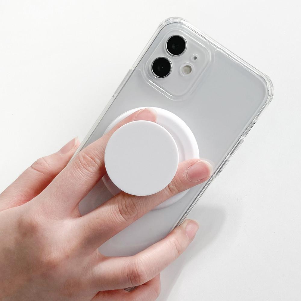 맥세이프 그립 톡홀더 아이폰 스마트톡 제작 마그네틱 자석 거치대 화이트