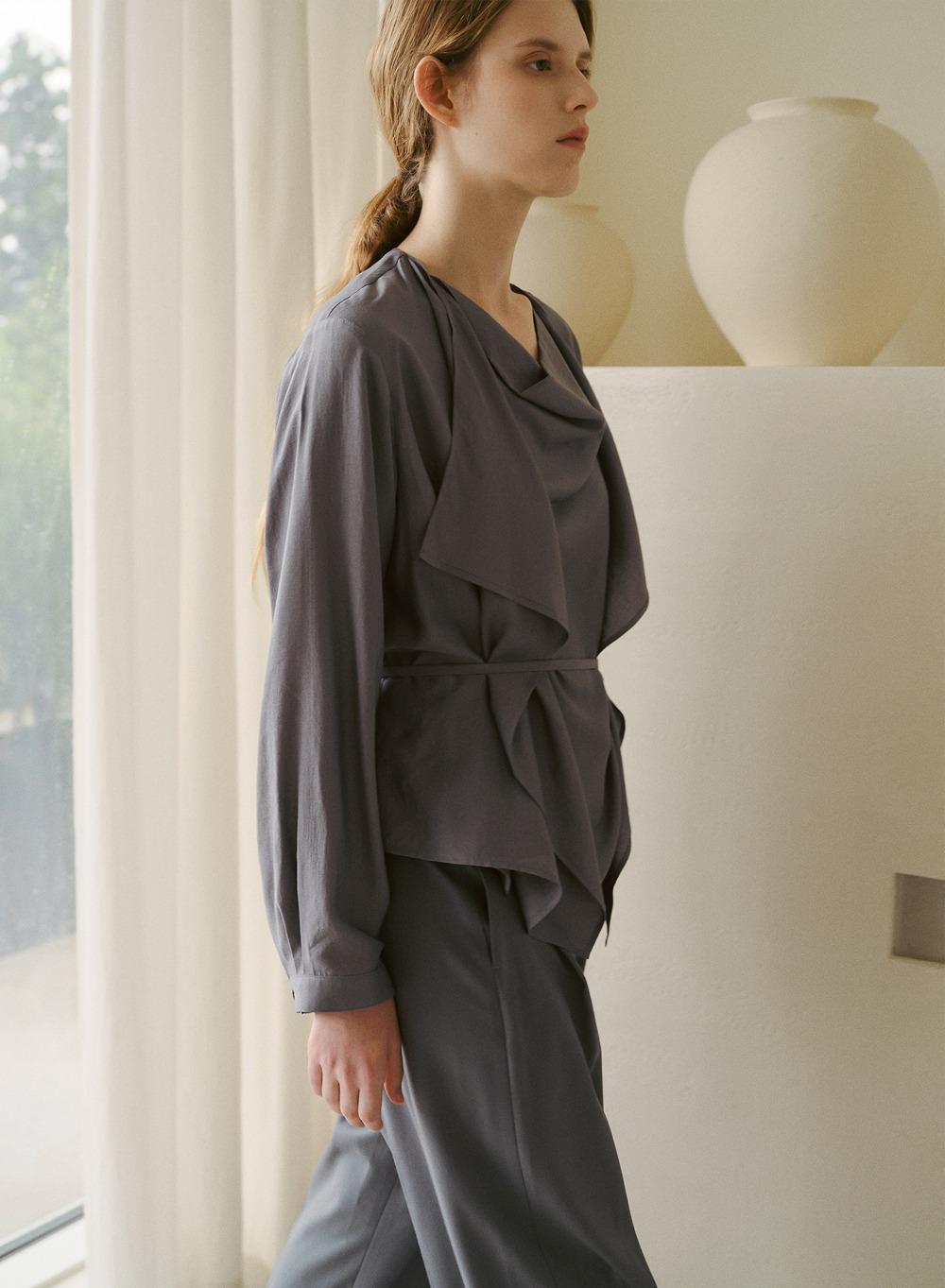 FW24 Karin Sheer Blouse Sage