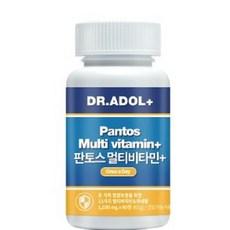 닥터아돌 판토스 멀티비타민+ 미네랄 / 면역기능 뼈 및 혈액 건강 보조제 (약통증정)