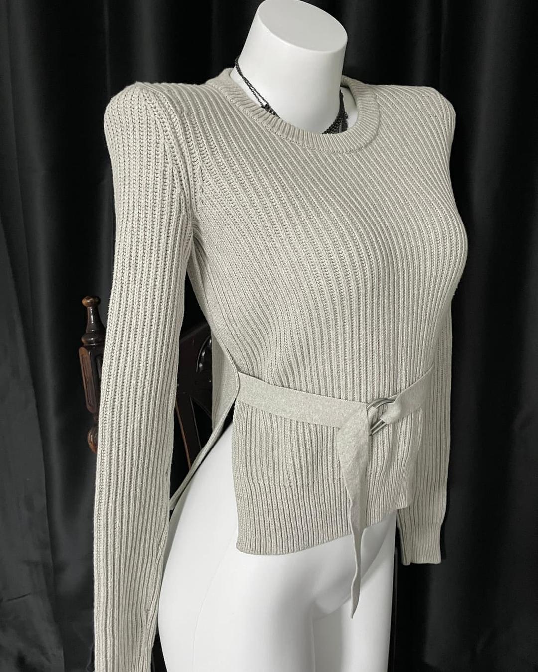 올세인츠 스트랩 니트 스웨터 | 후루츠패밀리