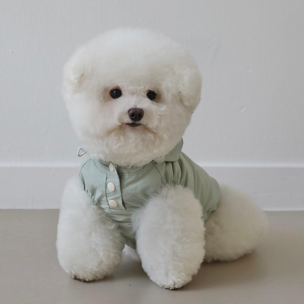 몽아미 2024 후드 윈드 브레이커 (민트 그레이)