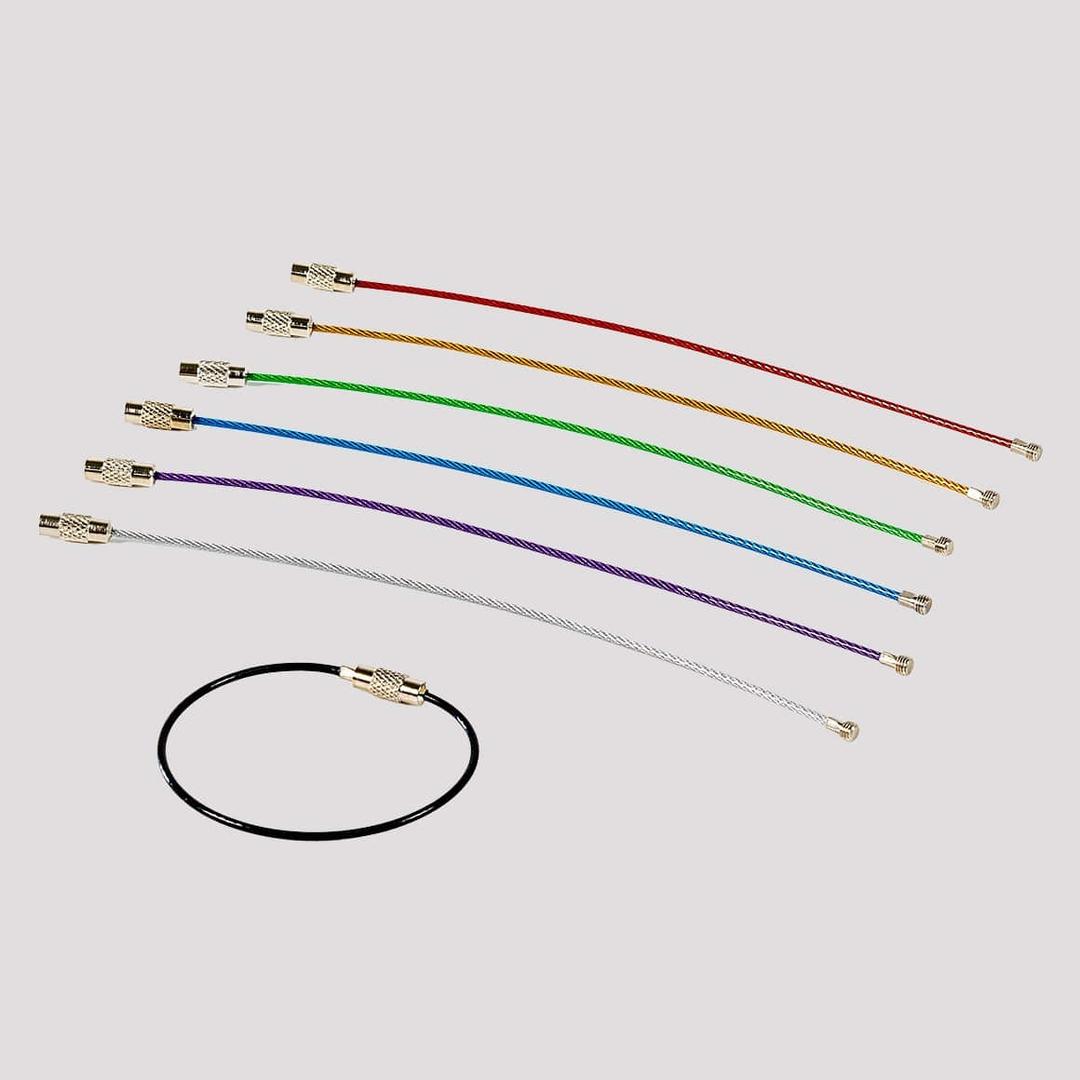 메탈 와이어링 잠금 튜브 로프 카라비너