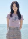 HOLIDAY CROPPED T-SHIRT / PALE-PURPLE