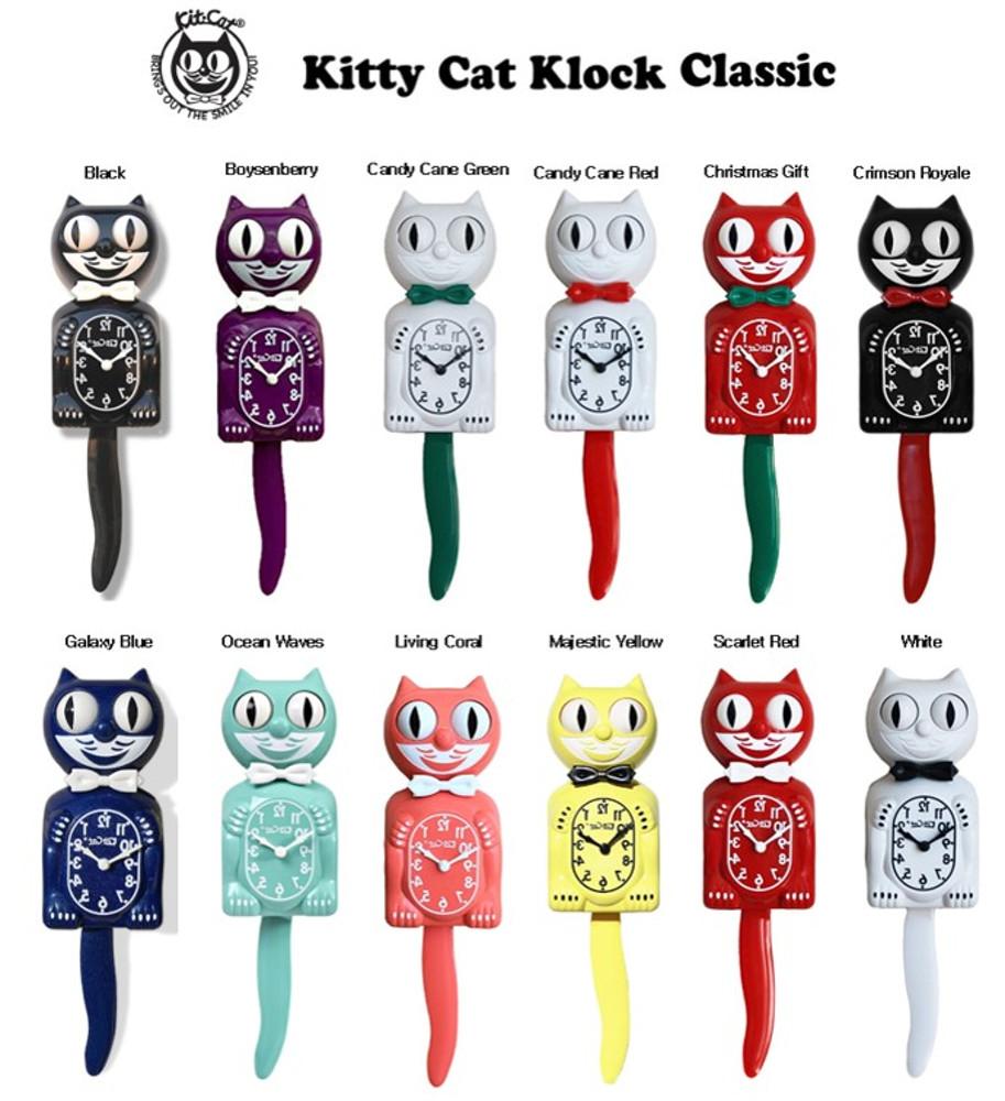 (미국직배송) 모마 고양이 벽시계 인테리어 벽시계 킷캣클락 KIT-CAT KLOCK
