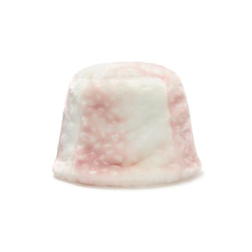 FUR LAMPSHADE HAT_PINK