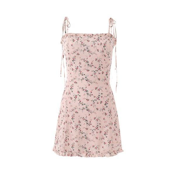 [S 사이즈 2월 22일 예약배송] Frill mini dress (pink)