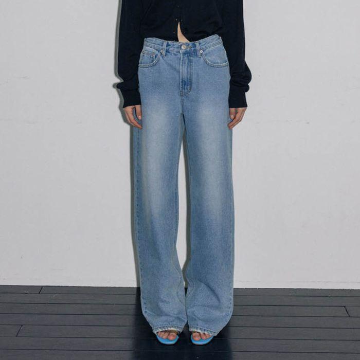 BASIC COMFORT STRAIGHT DENIM, LIGHT BLUE