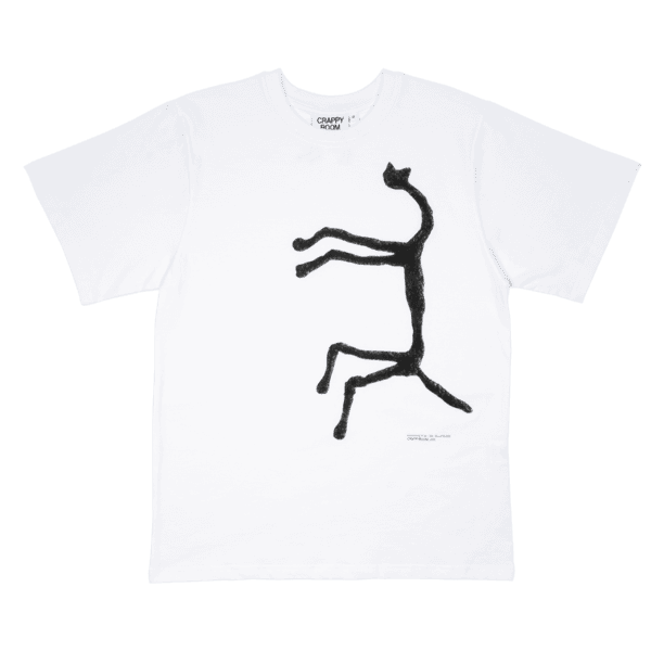 HEAD MOBILE : Giacometti cat T-SHIRTS ( M,L )