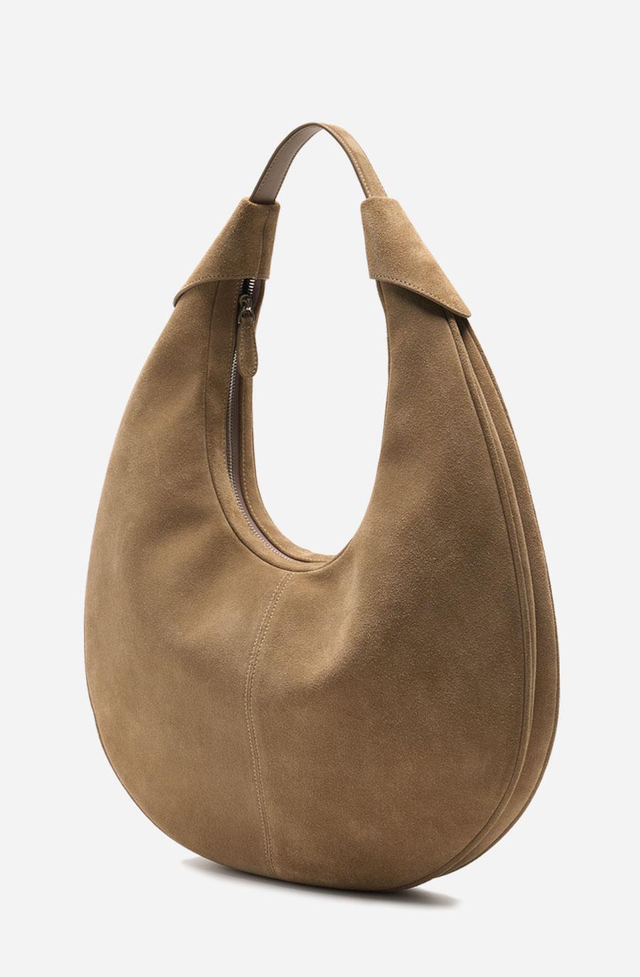 LUNE BAG (suede camel)