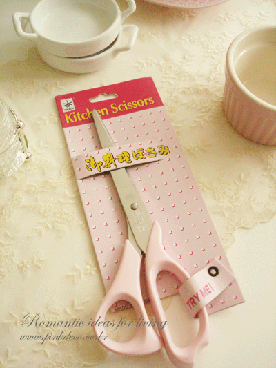 일본산 핑크 작은 가위