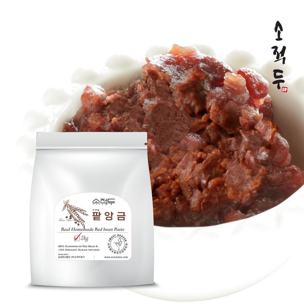 소적두 국산 팥앙금 2kg PE 제과재료 베이킹용 앙버터