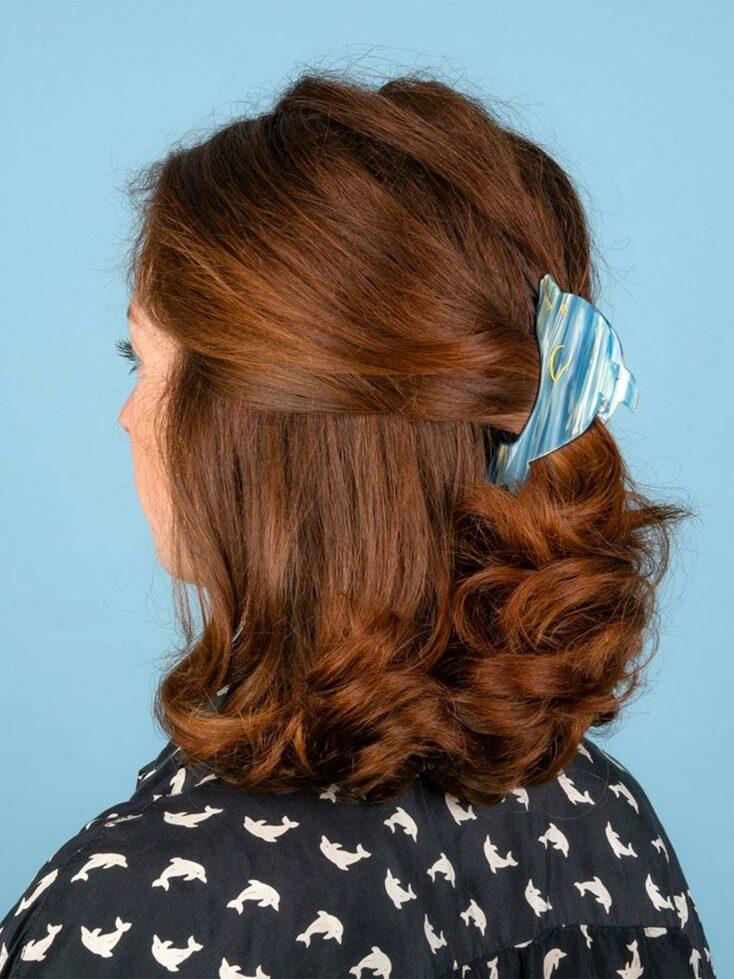 [COUCOU SUZETTE] 쿠쿠수제뜨_Dolphin Hair Claw 돌고래 헤어 집게핀