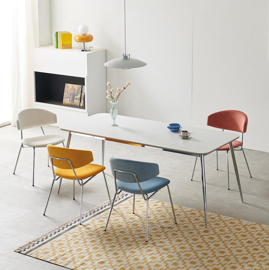 썸앤데코 블레어 포세린 세라믹 식탁세트 4인