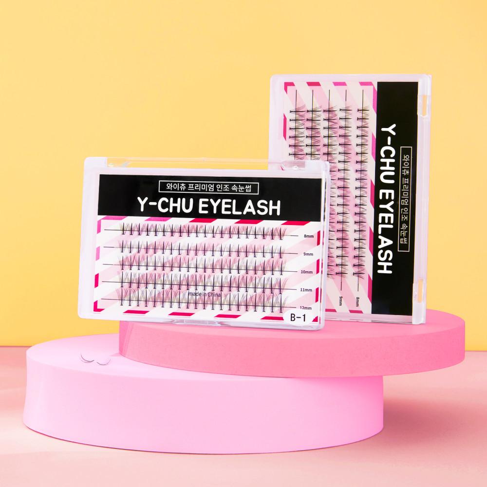 NEW 와이츄 갓성비 대용량 프리미엄 인조 속눈썹 속눈썹연장 B-1 가닥속눈썹