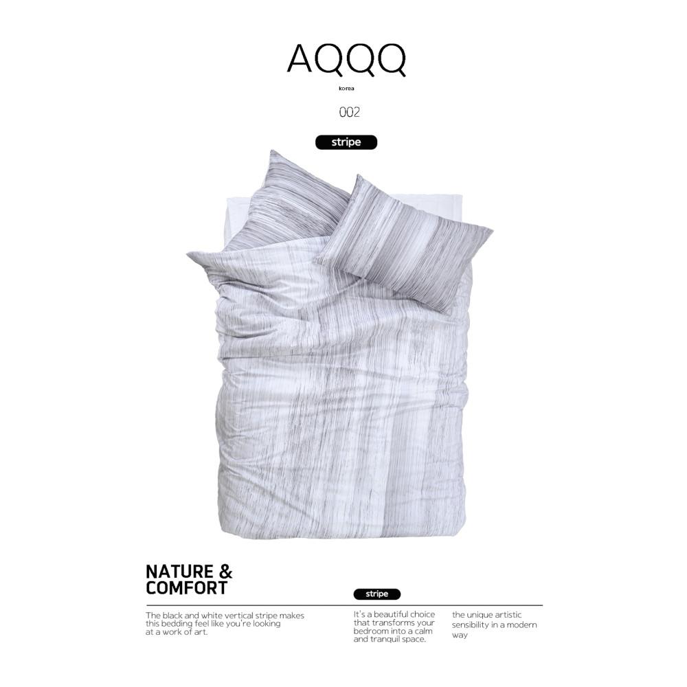 AQQQ 차렵 이불 버티컬 스트라이프 세트 SS / Q