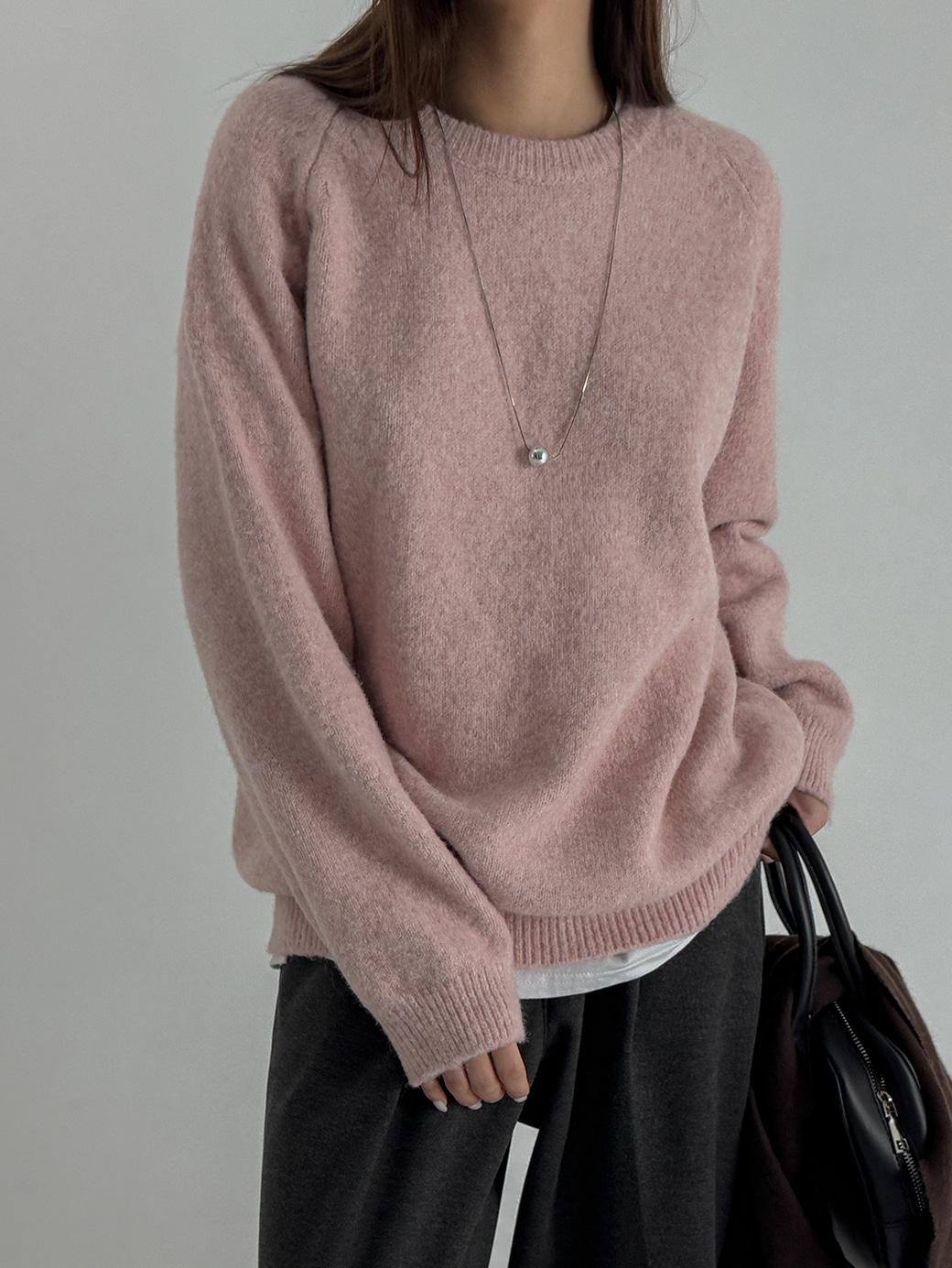 7color 캐디언 울 라운드 니트 (wool 10%)