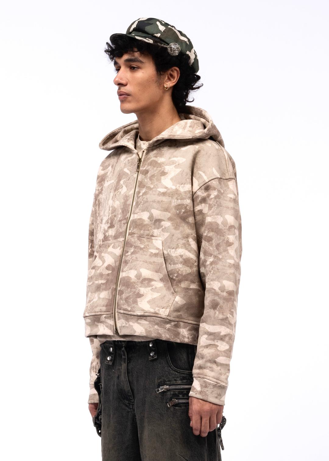 MONOGRAMM CAMO ZIP JACKET