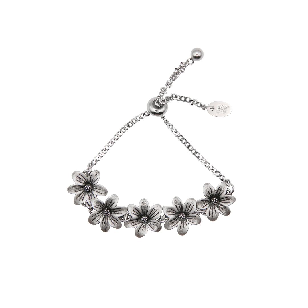 petal bracelet-black