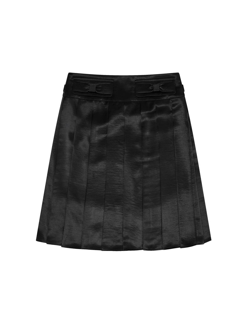 MY SWEET PIANO PLEATED SKIRT [BLACK]