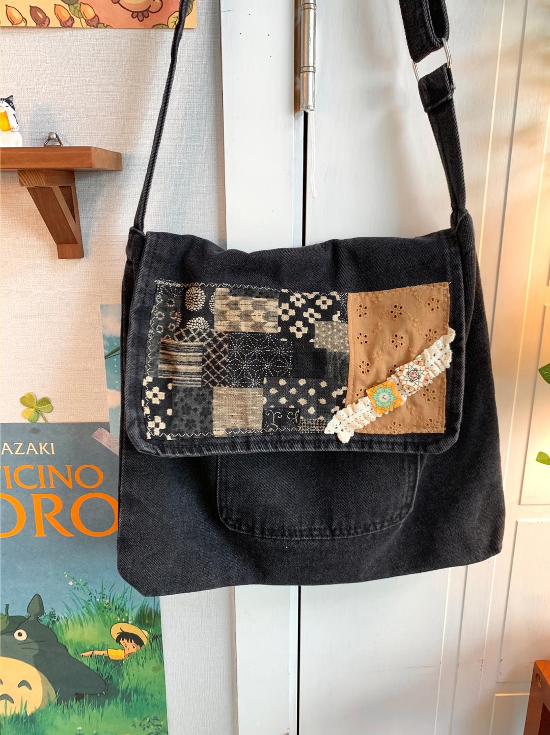 마지 Cozy patch crossbag