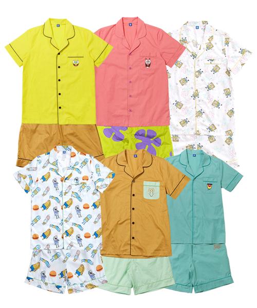 스폰지밥 반팔 잠옷