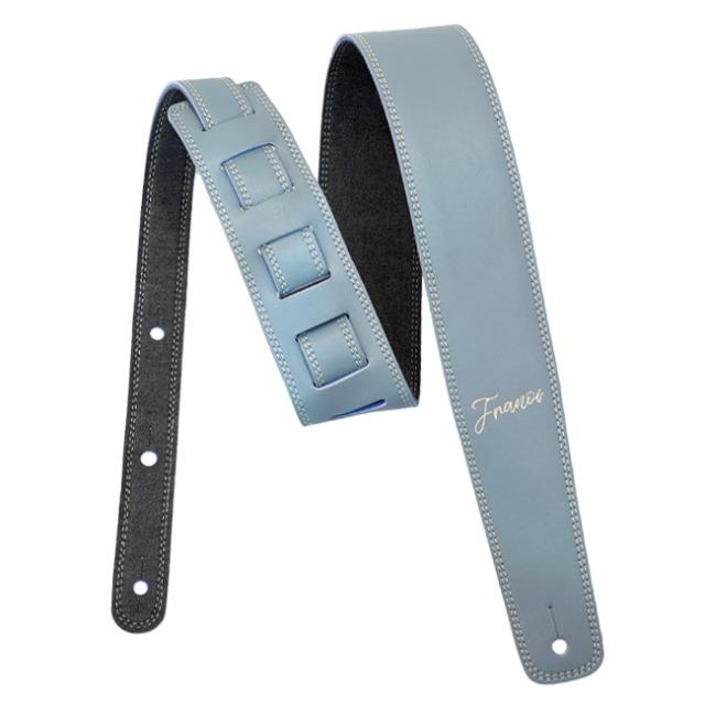 프라노이 양면 T60 BGG 블루 그레이&그레이 가죽 기타스트랩