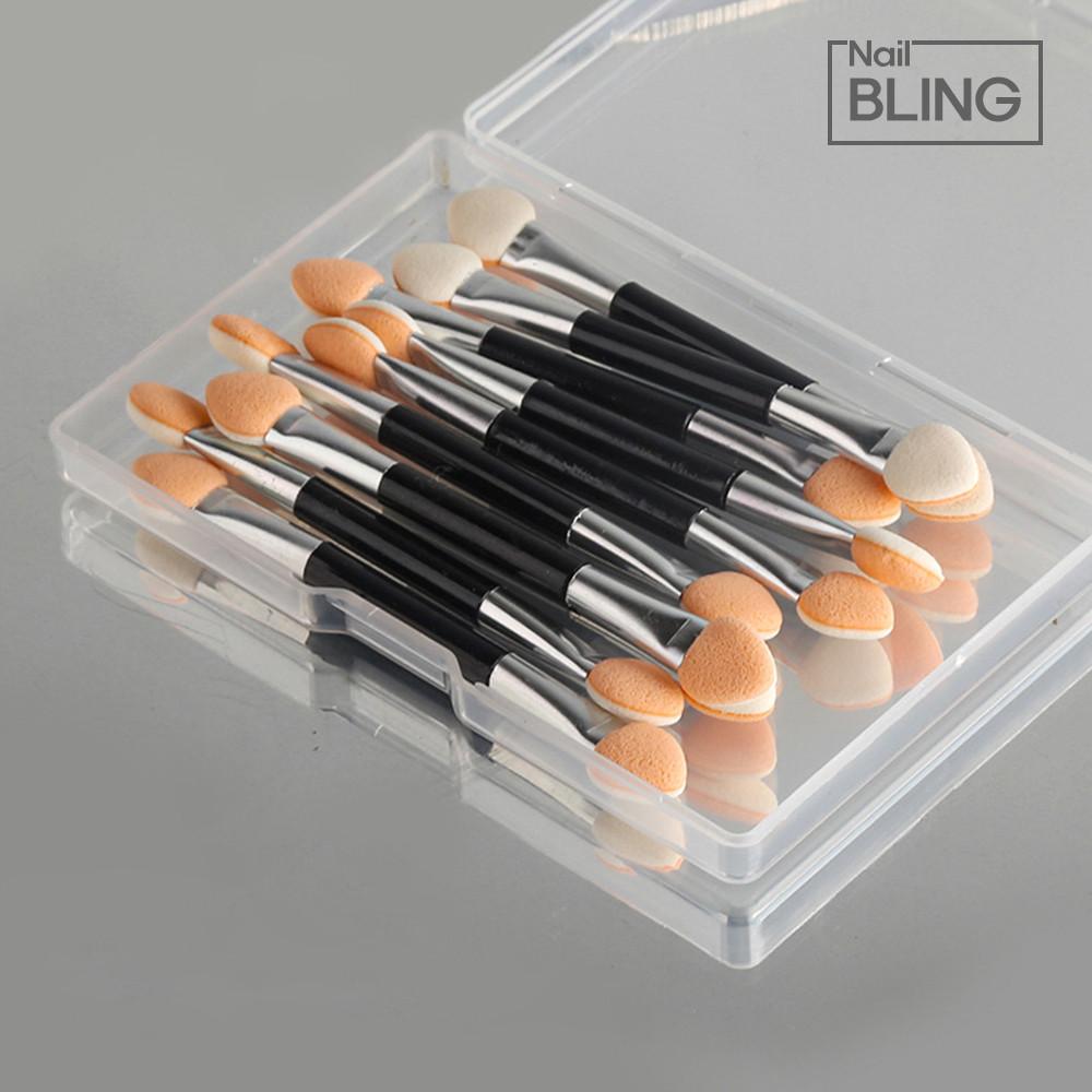 하드케이스 미러파우더 브러쉬 10개입 메이크업브러쉬