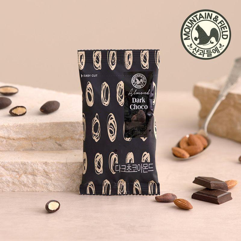 [산과들에] 다크초코아몬드 20봉 외(맛보기팩,마카다미아,해씨)