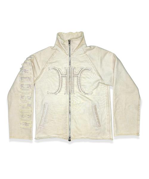 Raw Heavy-fleece Zip-up OAT BEIGE