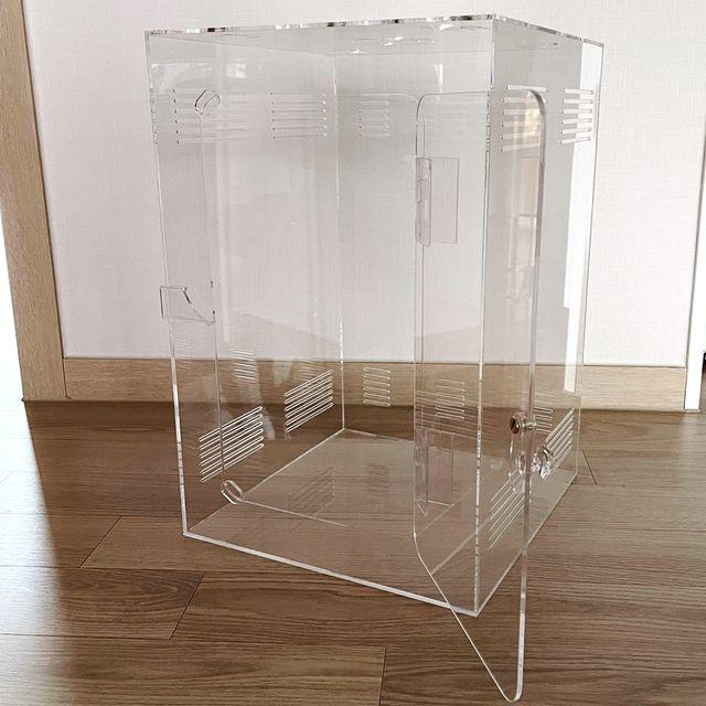럭셔리 대형싸이즈 레오파드 게코 파충류 도마뱀 햄스터집 크레스티드 소라게 크레 토케이 가고일 붙이류 아크릴 사육장