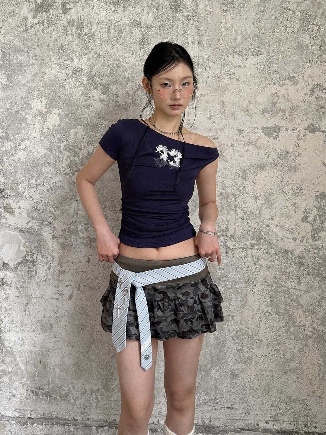 RidK Wave Cake Tutu Short Skirt