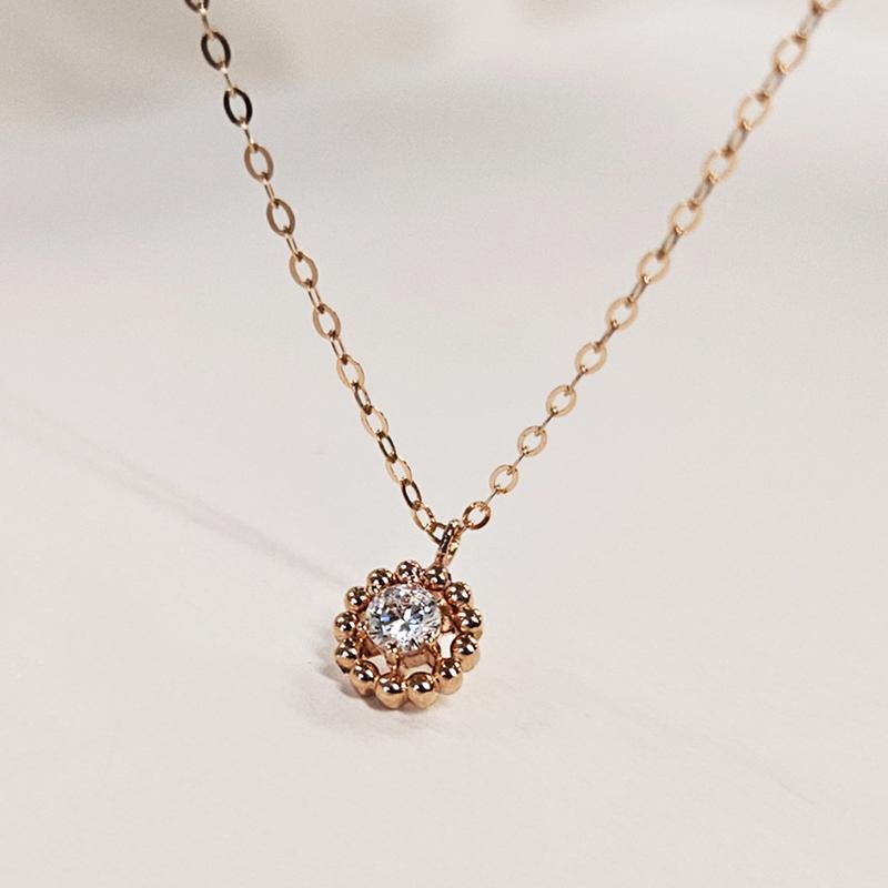 14K 듀이 목걸이