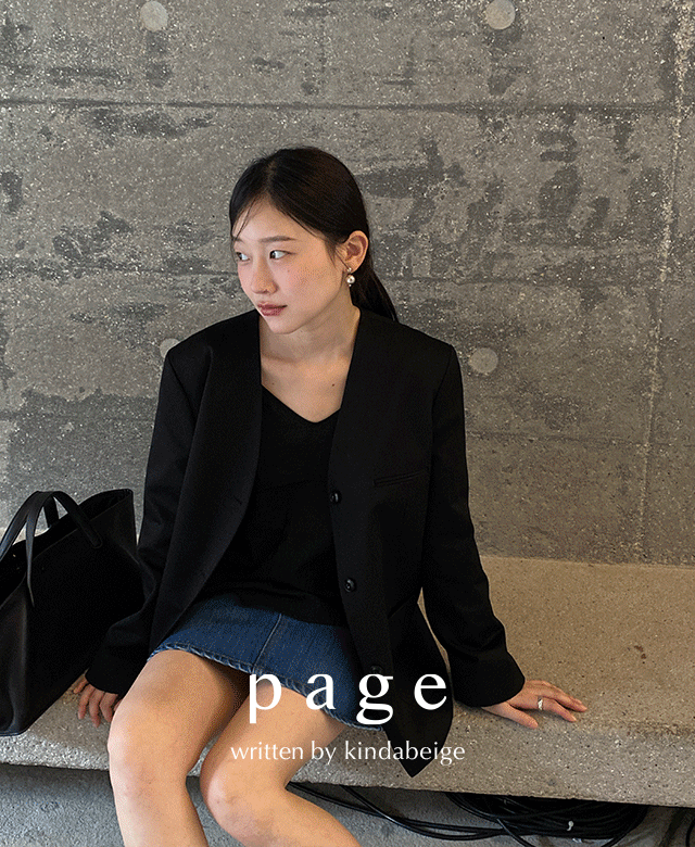 킨다베이지 [page] 몬테나 카라리스 코튼 자켓 (2color)┃오늘출발