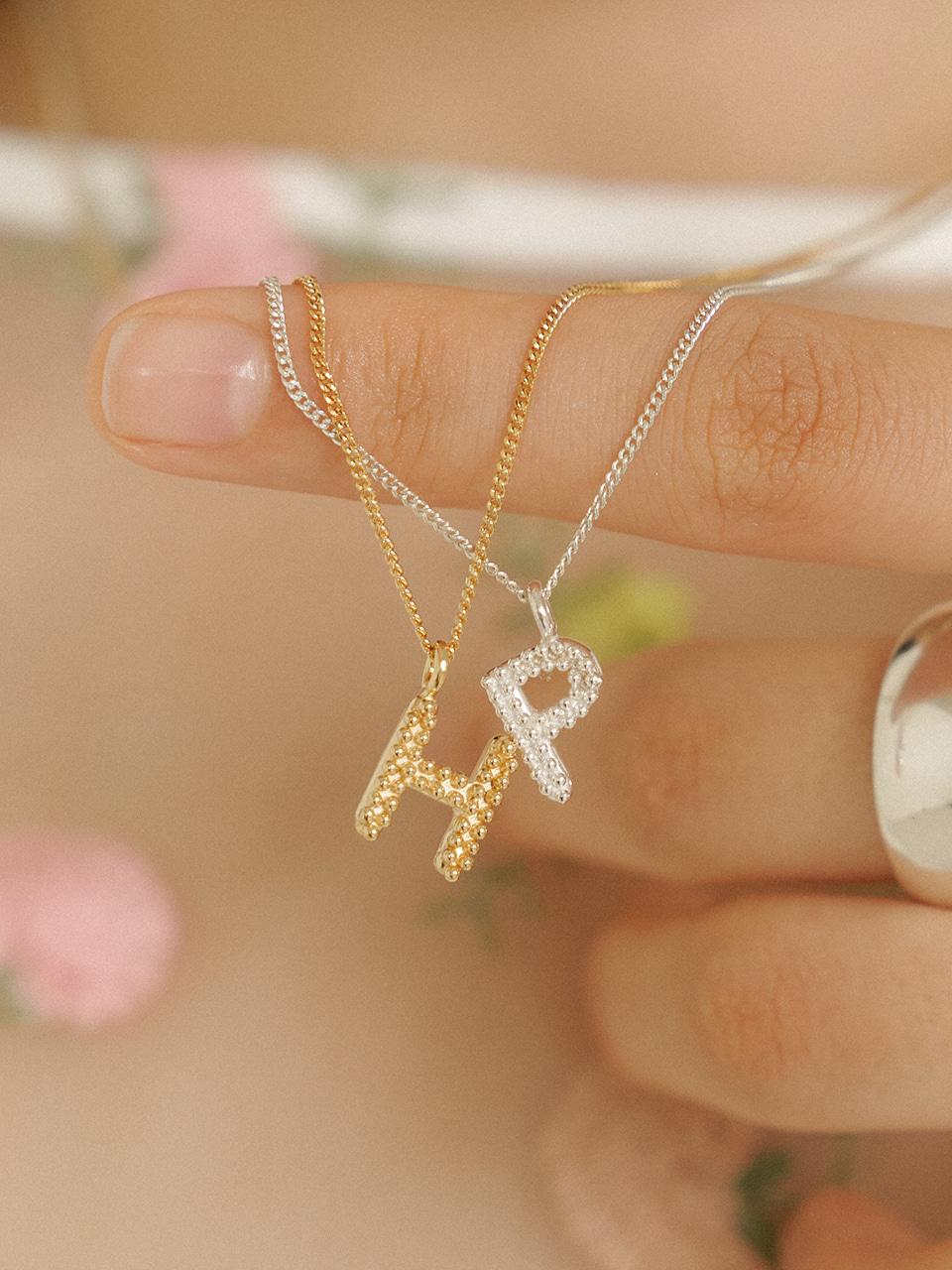 Alphabet seed Necklace