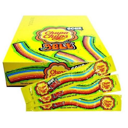 [허니박스] 츄파춥스 사워벨트 48개입, 384g, 1개 - 츄잉젤리 | 쿠팡