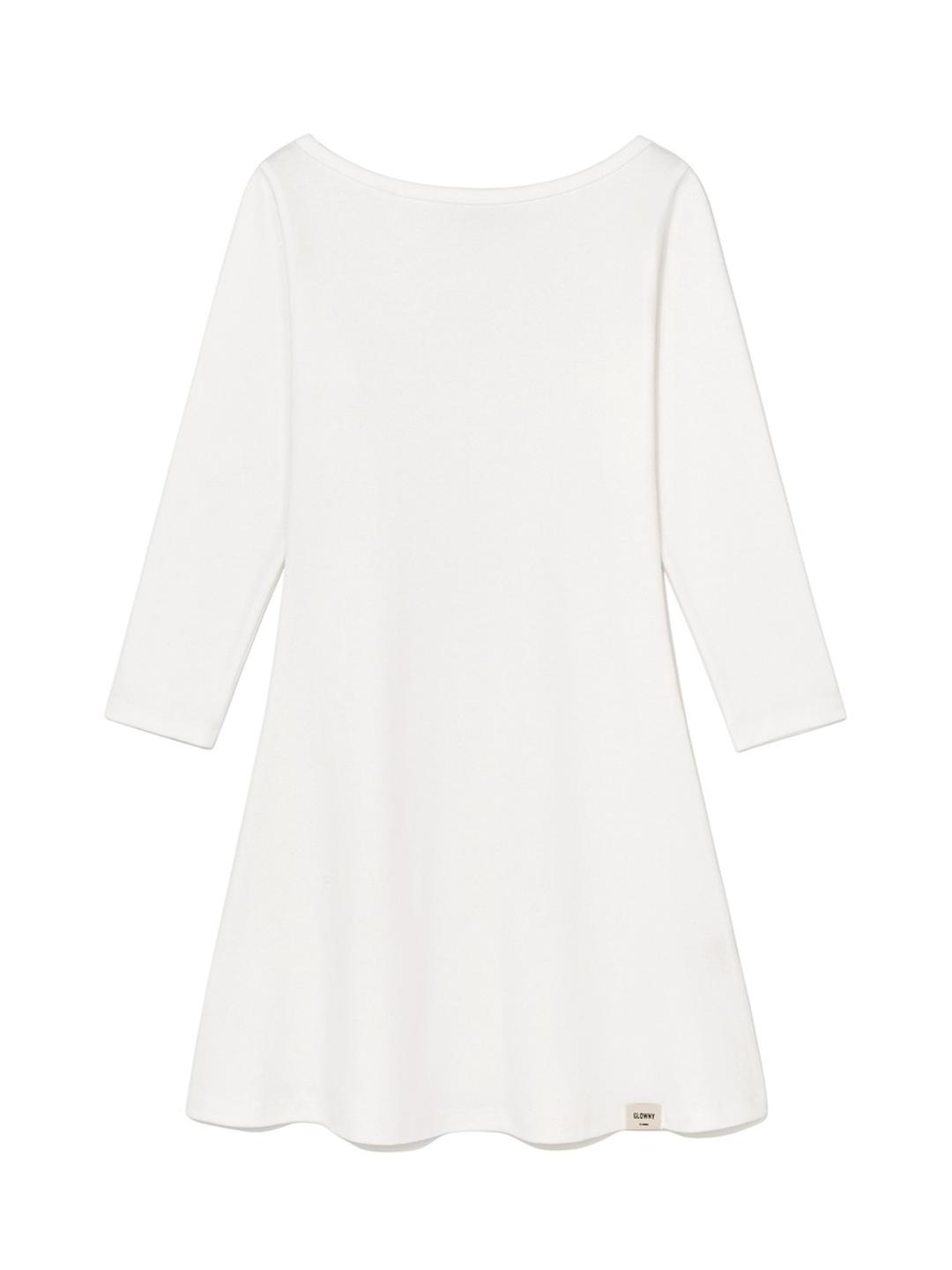 3/4 G COMFORT DRESS (WHITE)