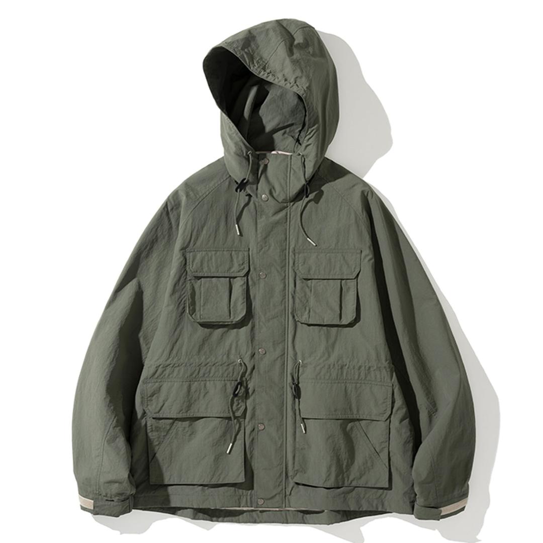 pocket mountain parka sage green