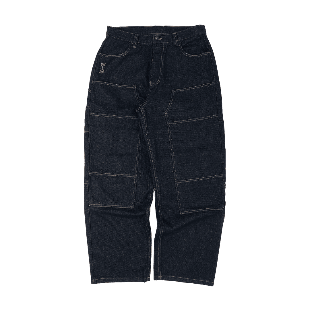Gemini Emanate Logo Double Knee Pants Indigo