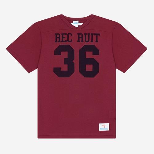 REC RUIT ATHLETIC RUGBY TEE (BURGUNDY)