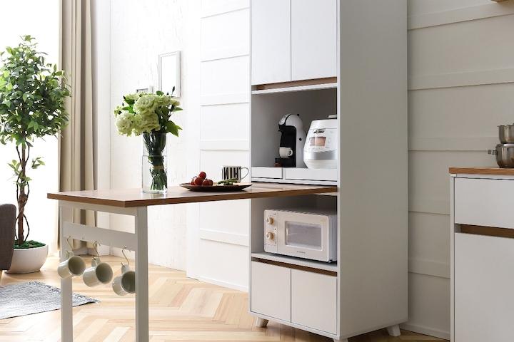 허니 2레일 1800 키큰장 렌지대겸 2인용식탁 IH1848