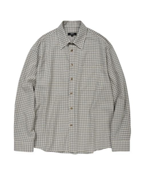 VINTAGE CHECK SHIRTS (CREAM)