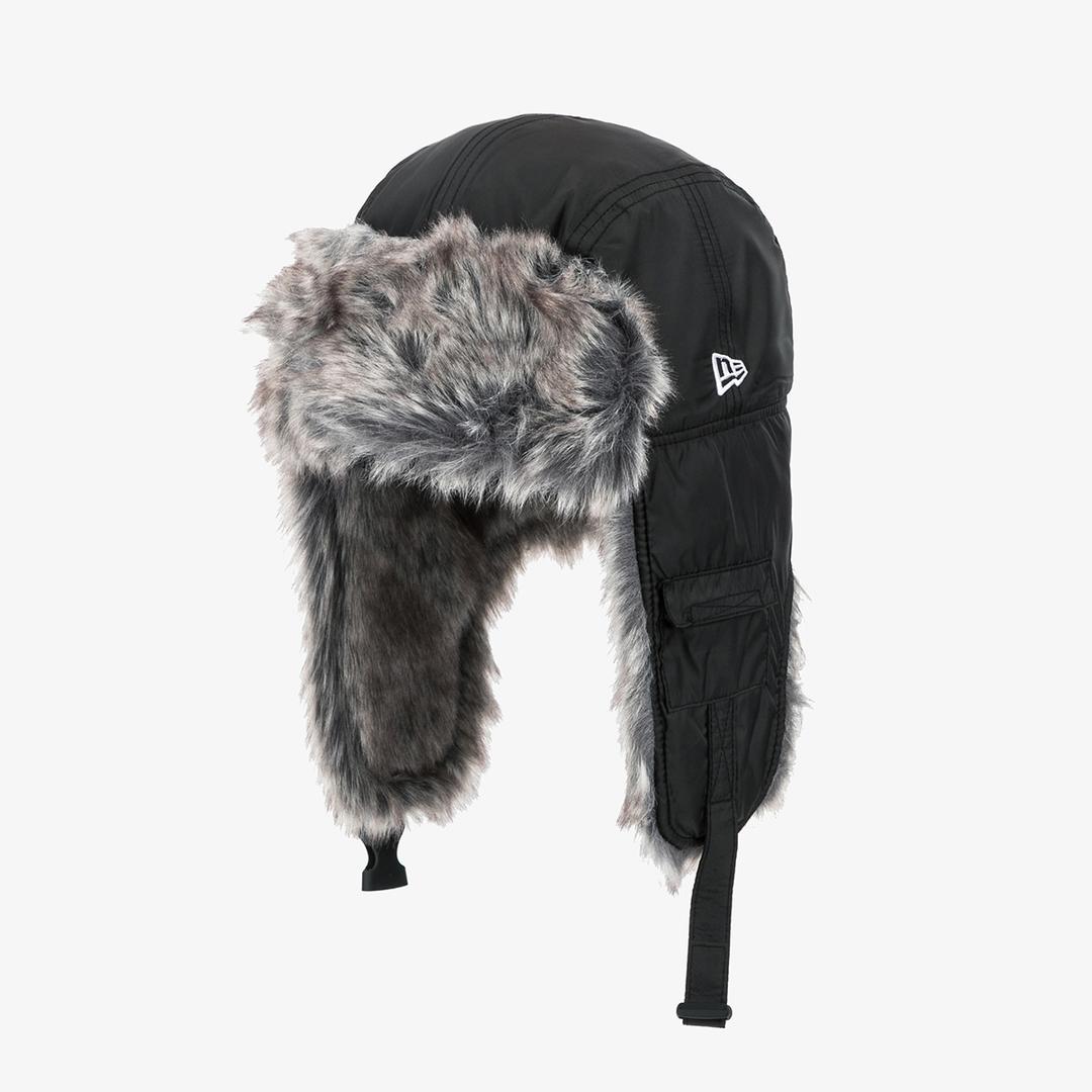 아웃도어 워터 리펠런트 퍼 트래퍼 블랙