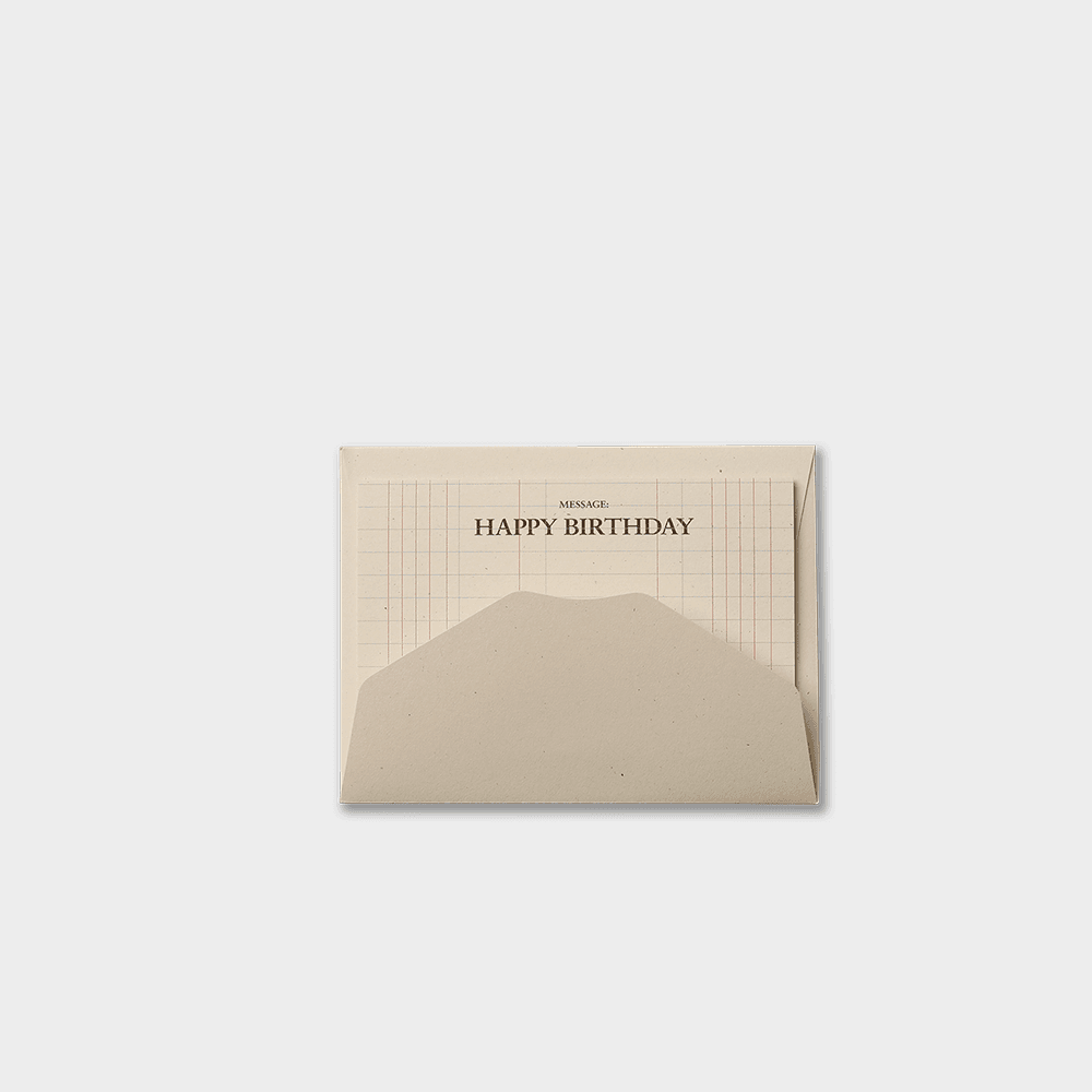Message Card l Happy Birthday