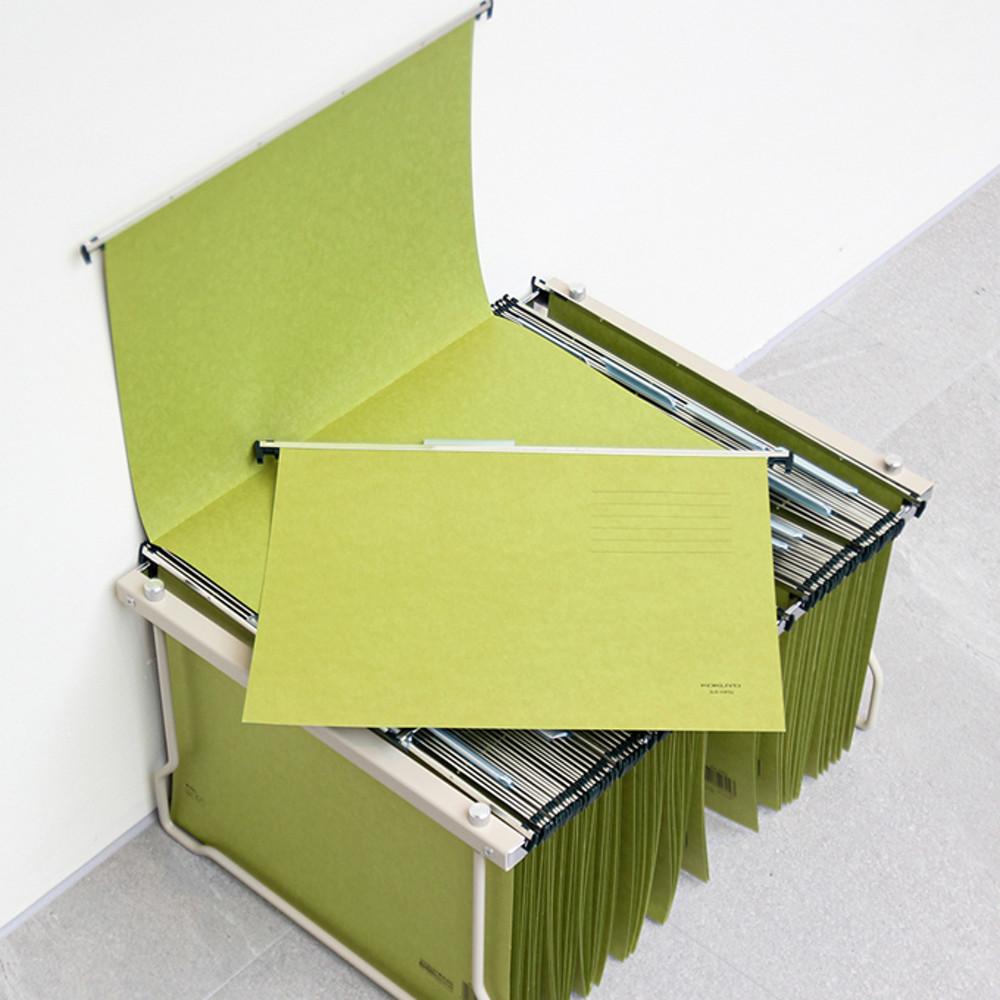 KOKUYO 스틸 행잉 프레임 서류꽂이 / 서류 철 정리함 유니크 빈티지 책상정리 소품